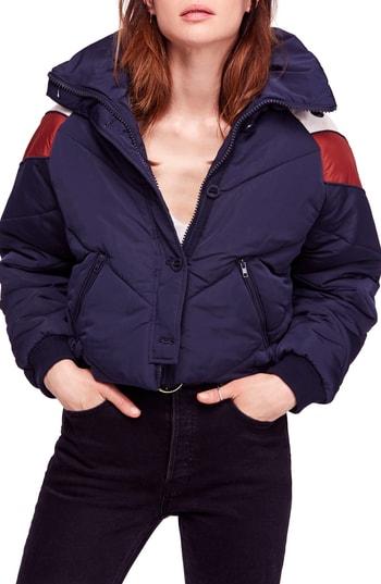 Women's Free People Heidi Ski Jacket - Blue