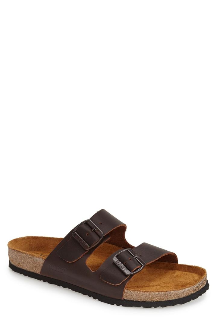 Men's Naot Santa Barbara Slide Sandal -12.5us / 45eu - Brown