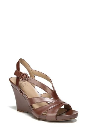 Women's Naturalizer Brandy Wedge Sandal .5 W - Brown