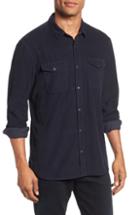 Men's John Varvatos Star Usa Corduroy Shirt, Size - Blue