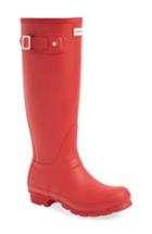 Women's Hunter 'original ' Rain Boot, Size 5 M - Red