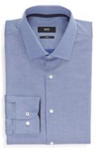 Men's Boss Jesse Slim Fit Solid Dress Shirt - Blue