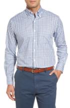 Men's Peter Millar Adams Check Sport Shirt - Blue