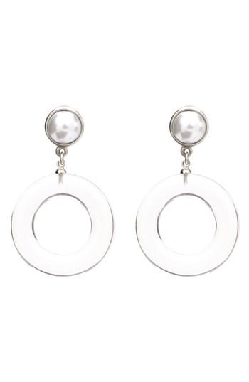 Women's Ben-amun Imitation Pearl Clip Earrings