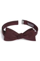 Men's Calibrate 'oxblood Midnight' Silk Blend Bow Tie