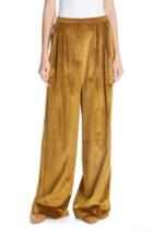Women's Christian Wijnants Corduroy Wide Leg Pants Us / 38 Fr - Yellow