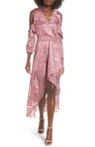 Women's Devlin Libra Cold Shoulder Wrap Dress - Pink