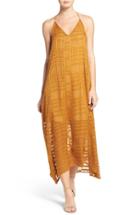 Women's Nsr Embroidered Maxi Dress - Brown