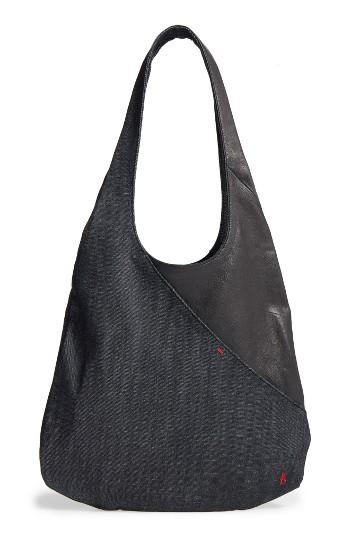 Ed Ellen Degeneres Monterey Denim & Leather Hobo -