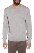 Men's Vince Crewneck Wool & Cashmere Sweater - Grey