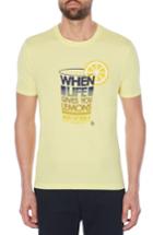 Men's Original Penguin When Life Gives You Lemons T-shirt - Yellow