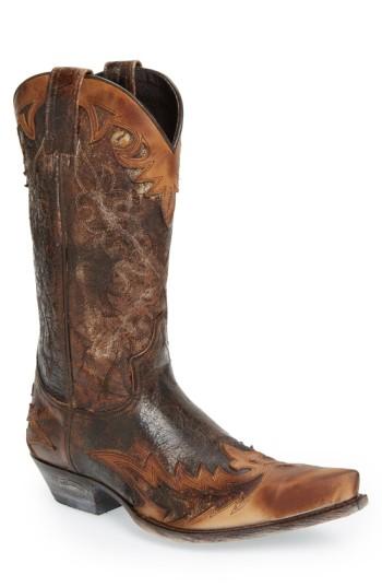 Men's Sendra 'carson' Cowboy Boot .5 D - Brown