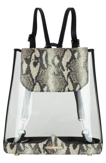 Kelly Wynne Clear Byobackpack - Grey