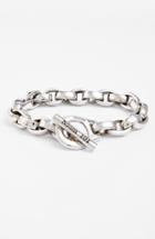 Men's Room 101 'eddie' Stainless Steel Chain Link Bracelet