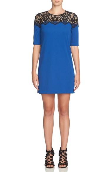 Women's Cynthia Steffe Lace Shift Dress