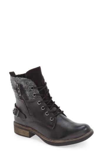 Women's Tamaris Helios Lace-up Bootie Eu - Black