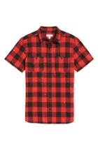 Men's The Rail Paint Splatter Shirt - Red