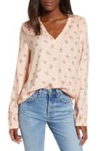 Women's Hinge Smocked Top - Pink