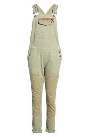 Women's Hudson Jeans Workwear Overalls - Green