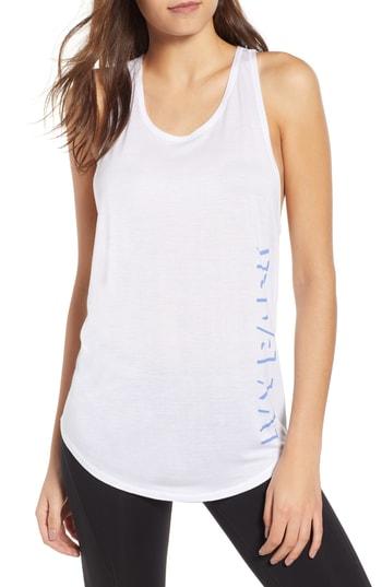 Women's Ivy Park Shadow Logo Tank Top, Size - White