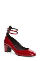 Women's Free People Lana Ankle Strap Pump Us / 38eu - Red