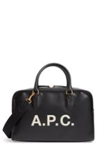 A.p.c. Sac Sylvie Faux Leather Satchel - Black