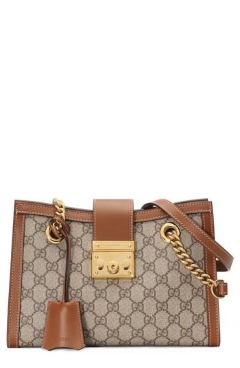 Gucci Small Padlock Gg Supreme Shoulder Bag -