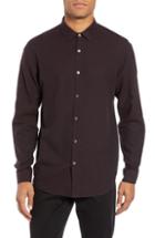 Men's Theory Murrary Ice Trim Fit Sport Shirt - Red