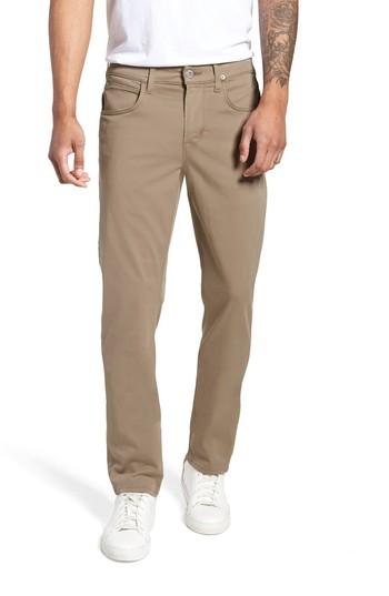 Men's Hudson Jeans Byron Slim Straight Leg Pants - Beige