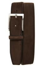 Men's To Boot New York Suede Belt - Suede Alaska Dark Brown