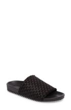 Women's Pedro Garcia Aila Woven Slide Sandal .5us / 35.5eu - Black