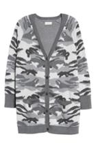 Women's Lucky Brand Button Front Camo Cardigan