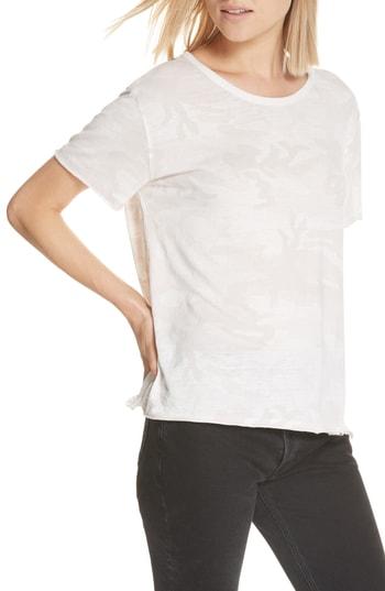 Women's Free People Army Tee - White