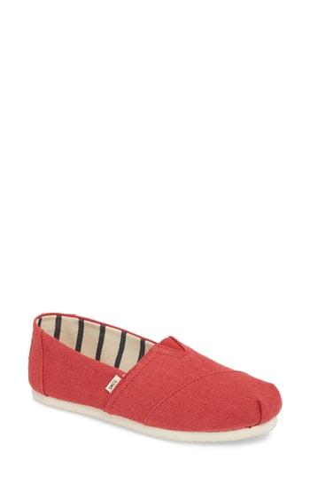Women's Toms Alpargata Slip-on B - Red