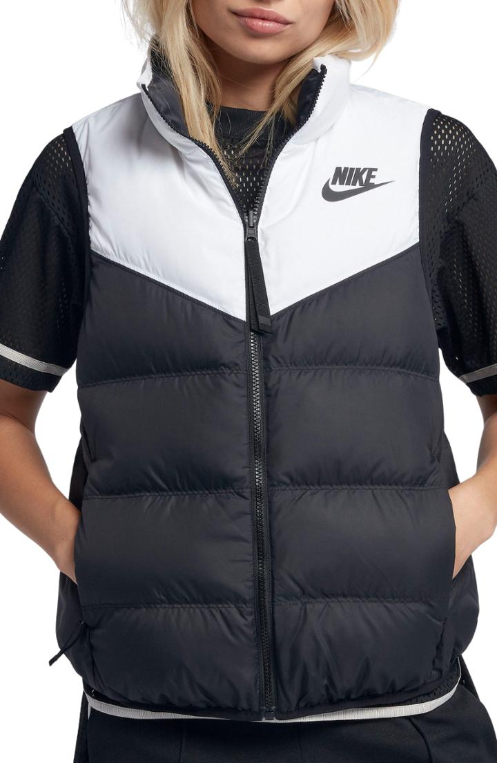 Women's Nike Reversible Down Vest - White