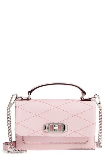 Rebecca Minkoff Small Je T'aime Leather Crossbody Bag - Pink