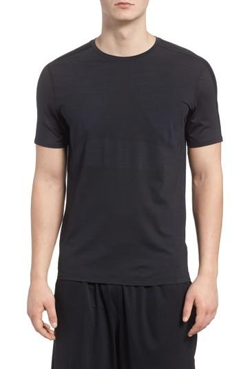 Men's Reebok Activchill Vent Move Crewneck T-shirt - Black