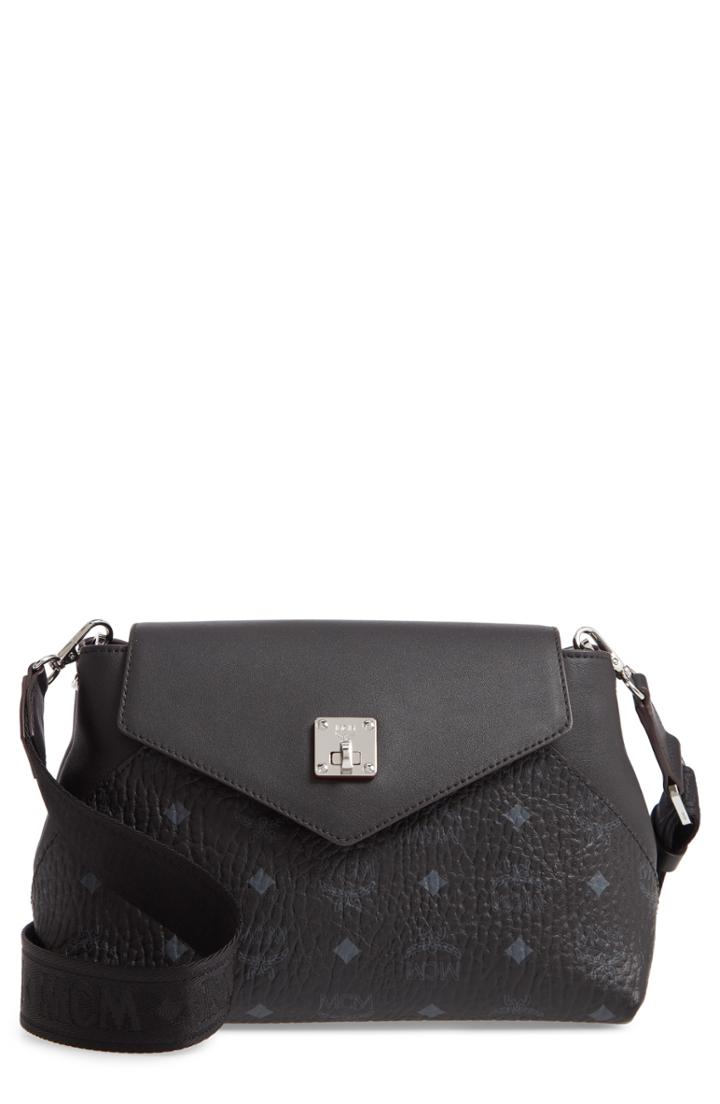 Mcm Essentials Visetos Original Small Crossbody Bag -