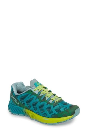 Women's Merrell Agility Synthesis Flex Sneaker M - Green