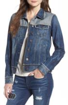 Women's True Religion Brand Jeans Let Out Seams Denim Jacket - Blue