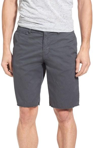Men's Original Paperbacks 'st. Barts' Raw Edge Shorts - Grey