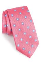 Men's Calibrate Cloisters Neat Silk Tie, Size - Pink