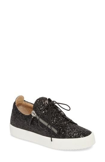 Women's Giuseppe Zanotti May London Low Top Sneaker M - Black