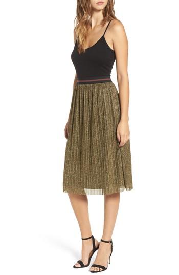 Women's June & Hudson Metallic Tank Dress