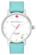 Women's Kate Spade New York 'metro - Somewhere' Leather Strap Watch, 35mm