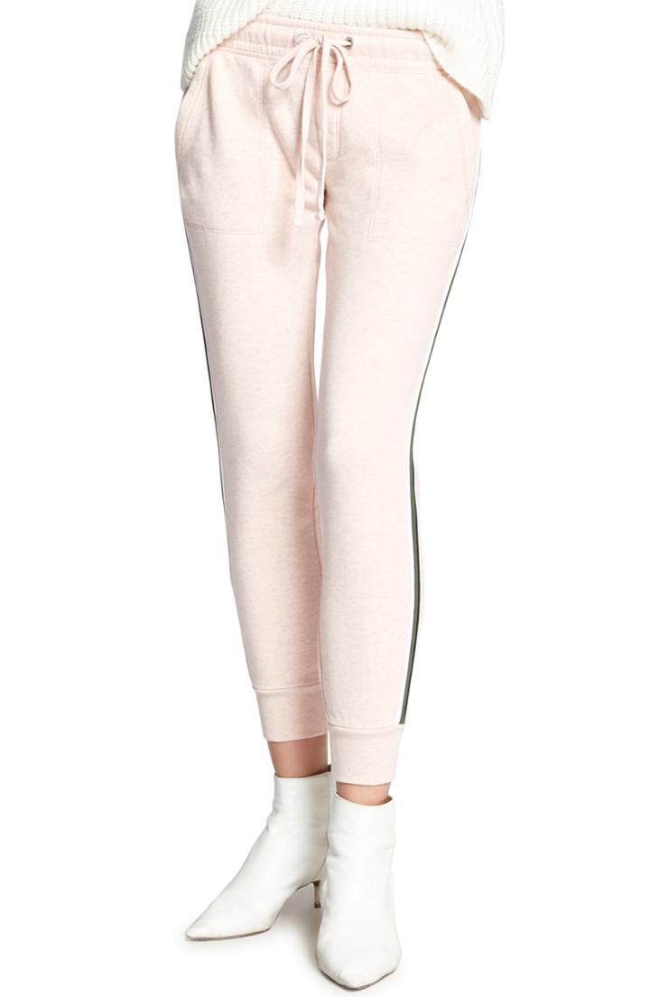 Women's Sanctuary Peace Brigade Side Stripe Cotton Jogger Pants