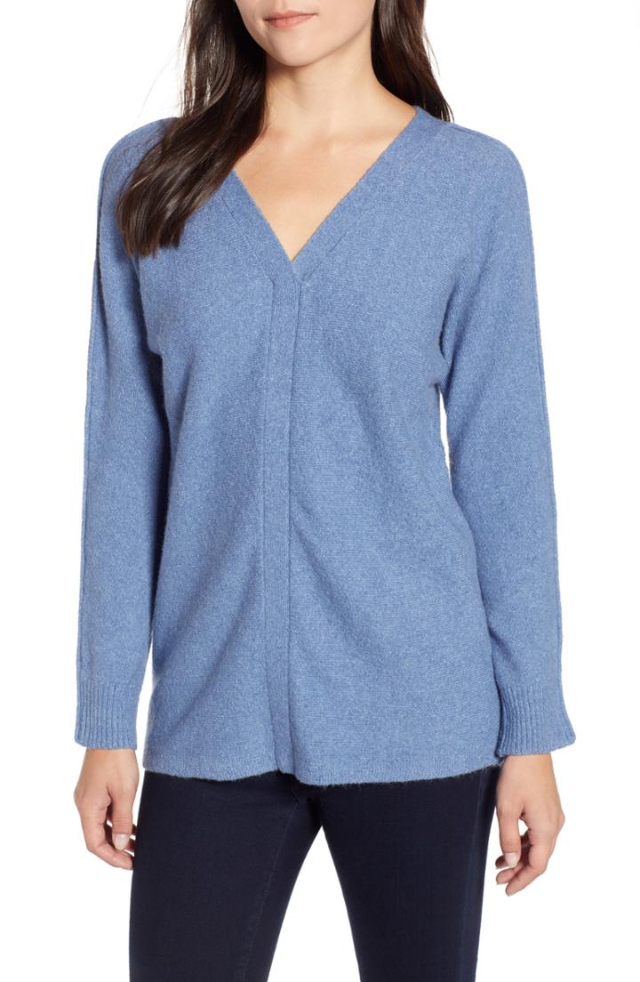 Women's Nic+zoe Comfort Cozy Sweater - Blue