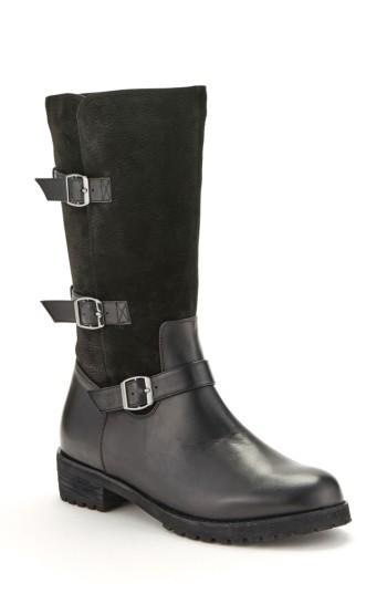 Women's Blondo Lenie Waterproof Moto Boot .5 M - Black