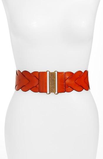 Women's Elise M. Skylar Stretch Belt - Cognac