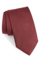 Men's Salvatore Ferragamo Eivissa Silk Tie, Size - Burgundy